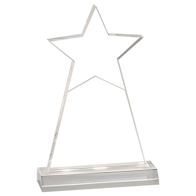 CLEAR ACRYLIC STAR OBELISK-AKD Ink