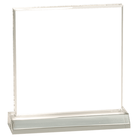 CLEAR ACRYLIC SQUARE W/CLEAR BASE-AKD Ink