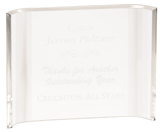 CLEAR ACRYIC CRESCENT-AKD Ink