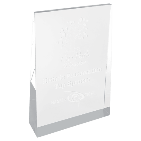 Small Clear Acrylic Wedge-AKD Ink