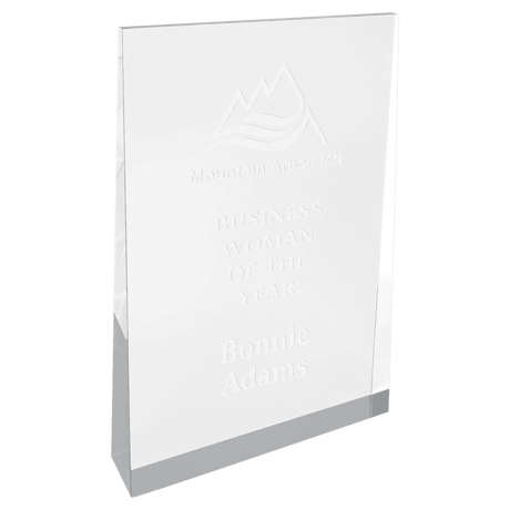 Small Clear Acrylic Wedge-AKD Ink