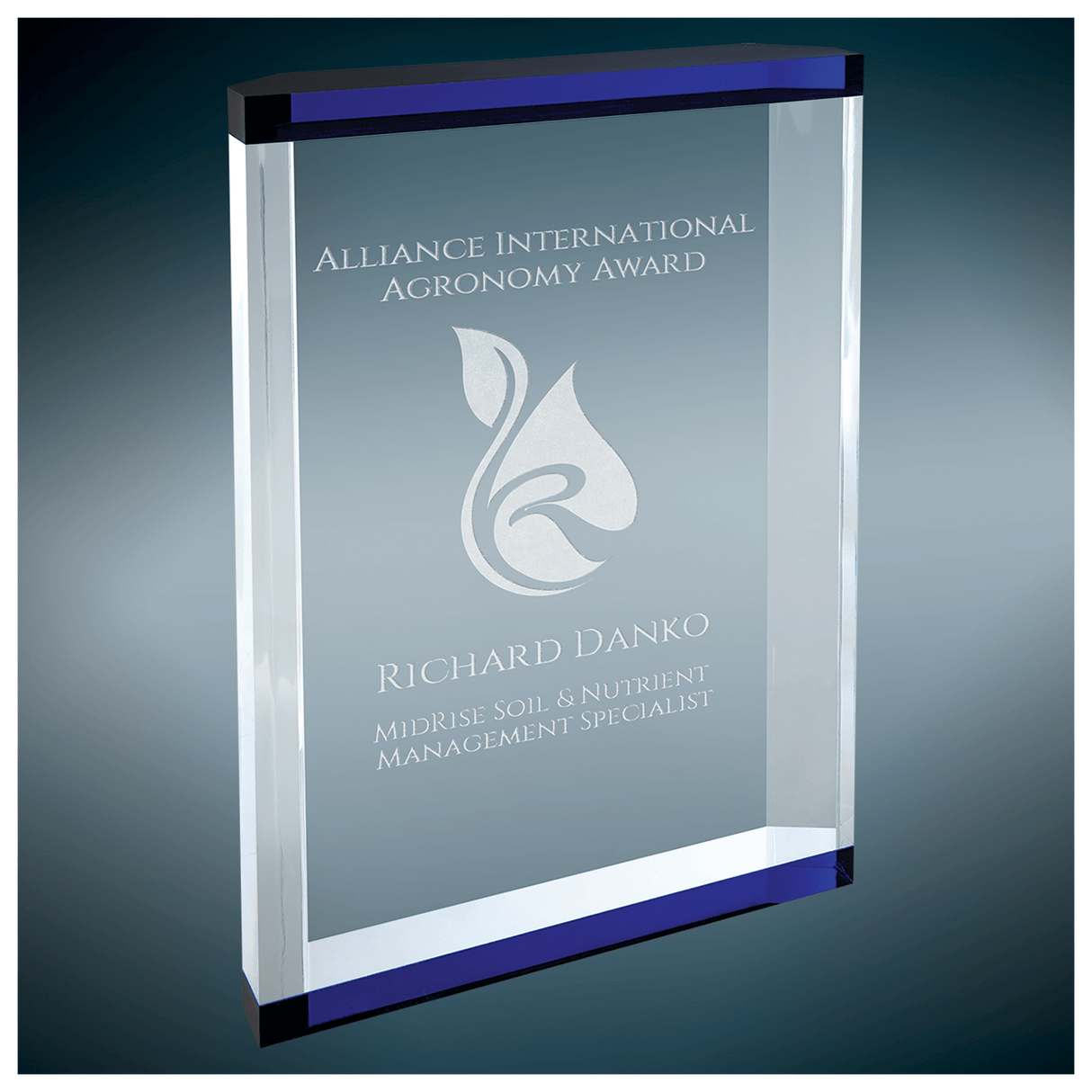 Small Victory Blue Acrylic-AKD Ink