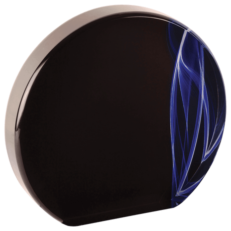 Round Blue Vapor Acrylic-AKD Ink