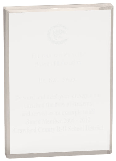 CLEAR RECTANGLE ACRYLIC-AKD Ink