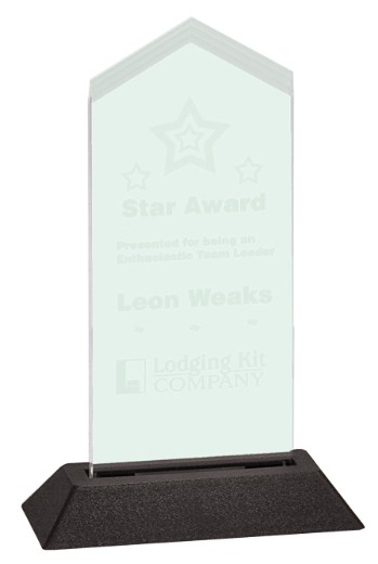 JADE FROSTED CLIP CRNR ACRLC BLACK BASE-AKD Ink