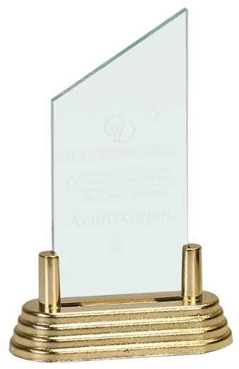 JADE PEAK ACRYLIC W/GOLD BASE-AKD Ink