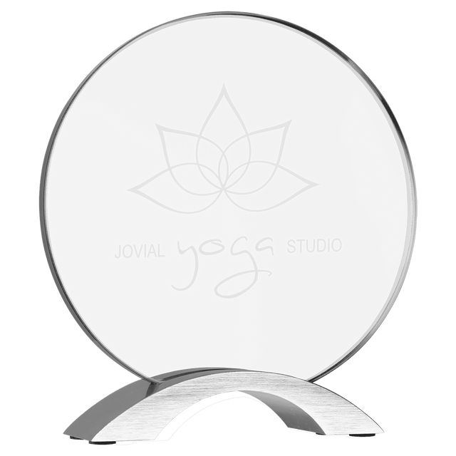 Round Cosmic Acrylic with Silver Base-AKD Ink