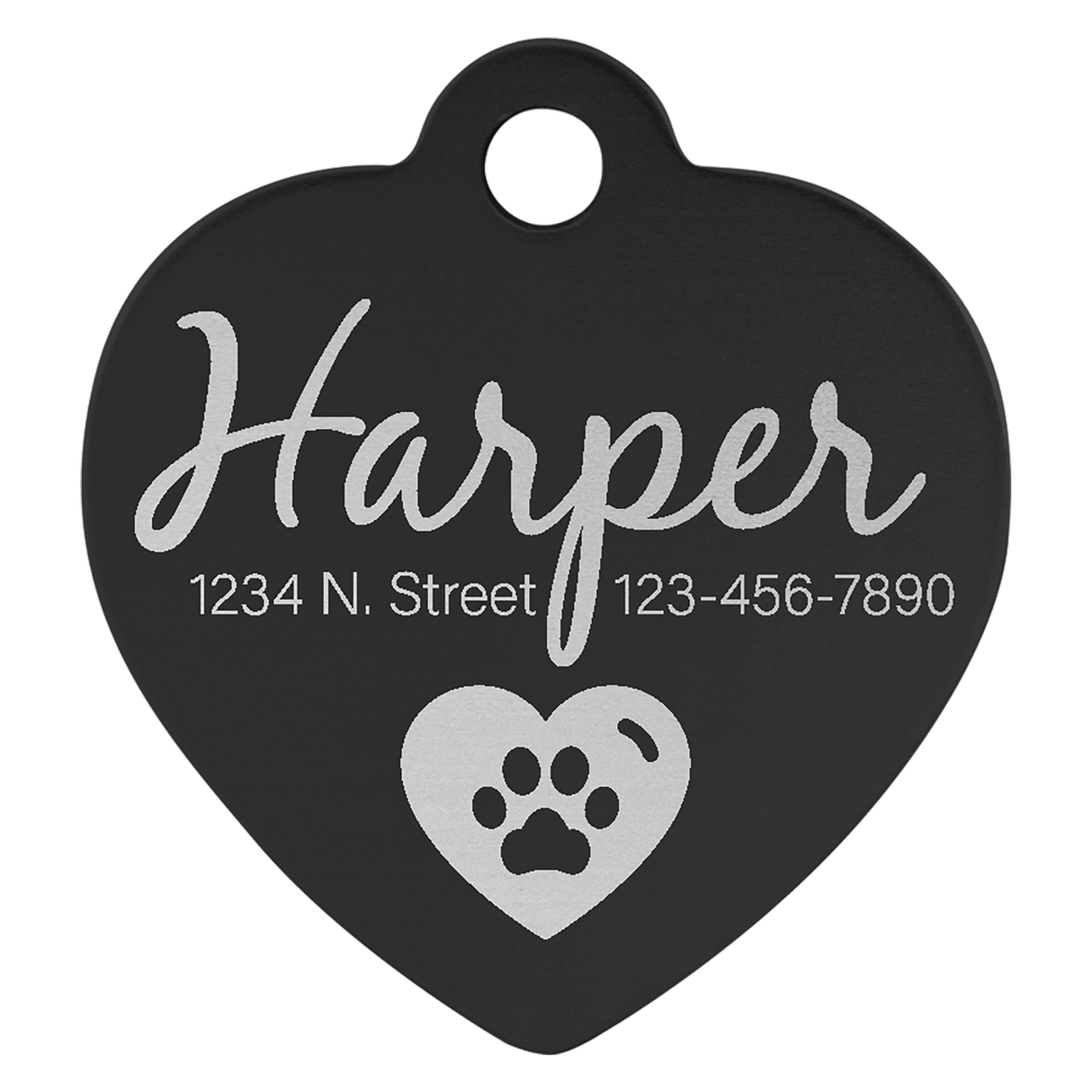Heart Pet Tag-AKD Ink