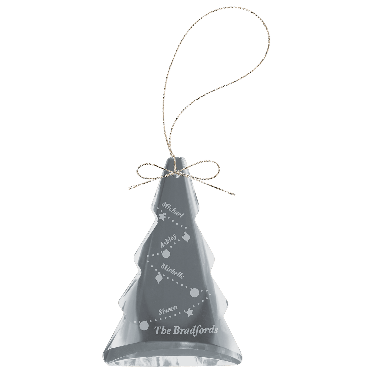 Premier Crystal Ornament-AKD Ink