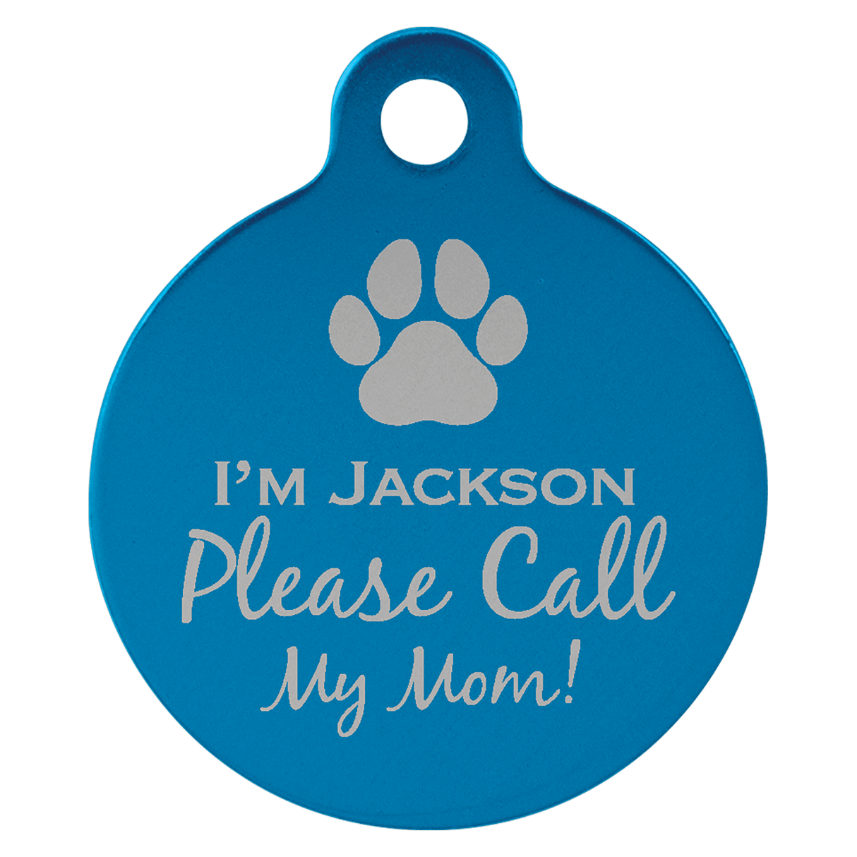 Round Pet Tag-AKD Ink