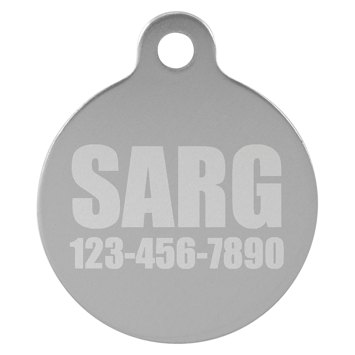 Round Pet Tag-AKD Ink