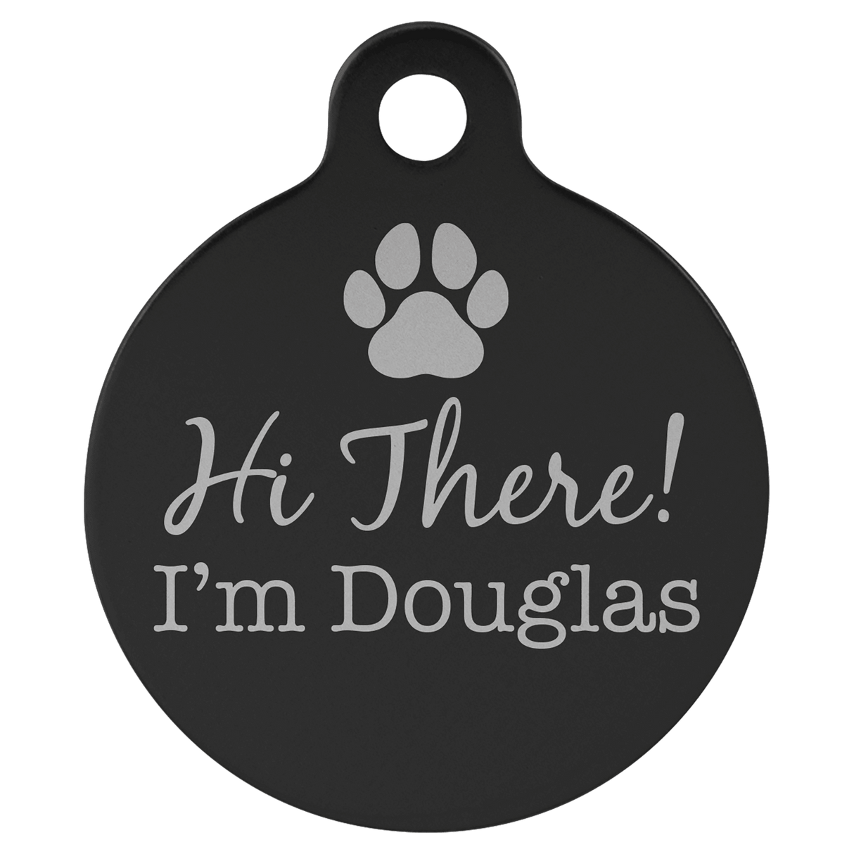 Round Pet Tag-AKD Ink