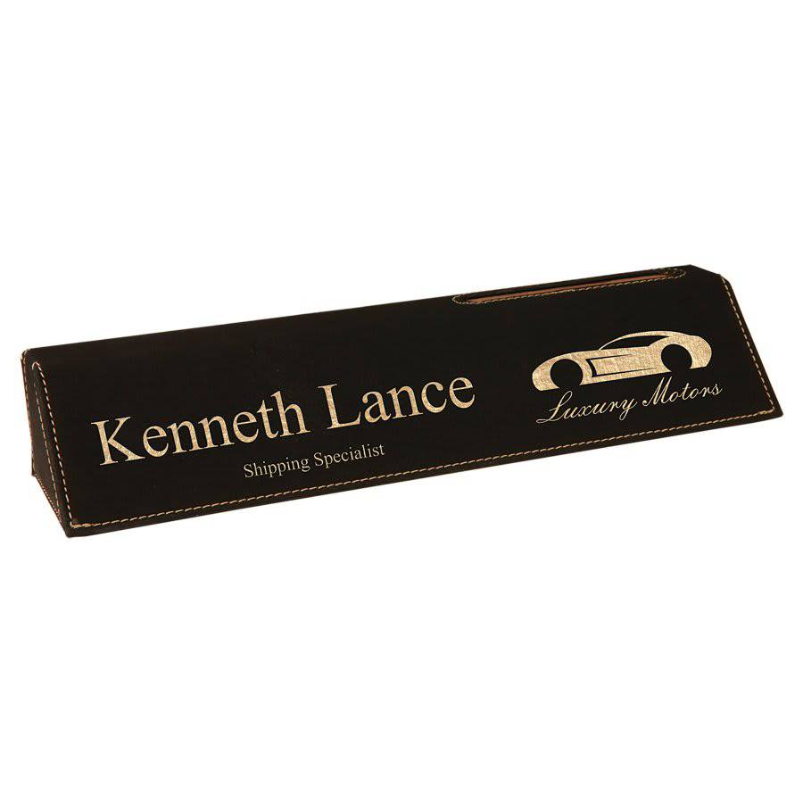 Desk Wedge with Business Card Holder-AKD Ink