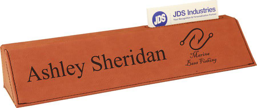 Desk Wedge with Business Card Holder-AKD Ink