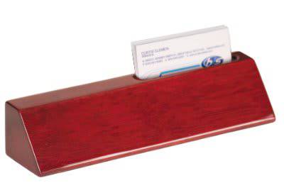 Desk Wedge with Business Card Holder-AKD Ink