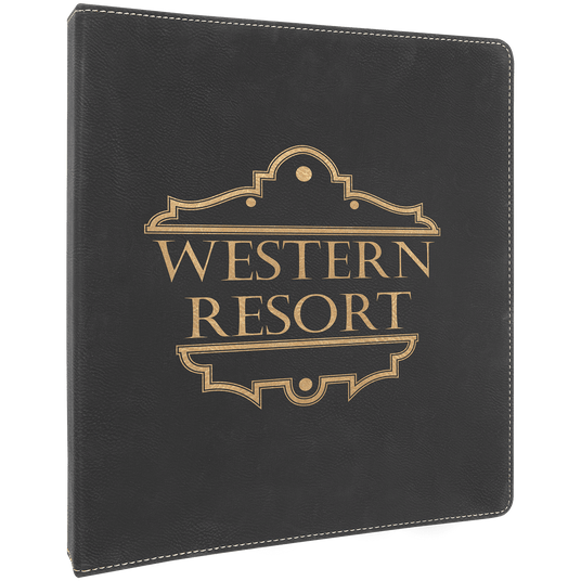 3 Ring Binder with 1" Slant D Rings-AKD Ink