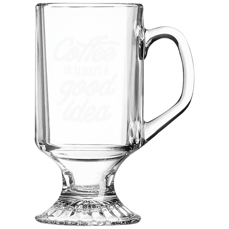 10 oz. Polar Camel Clear Footed Coffee Mug-AKD Ink