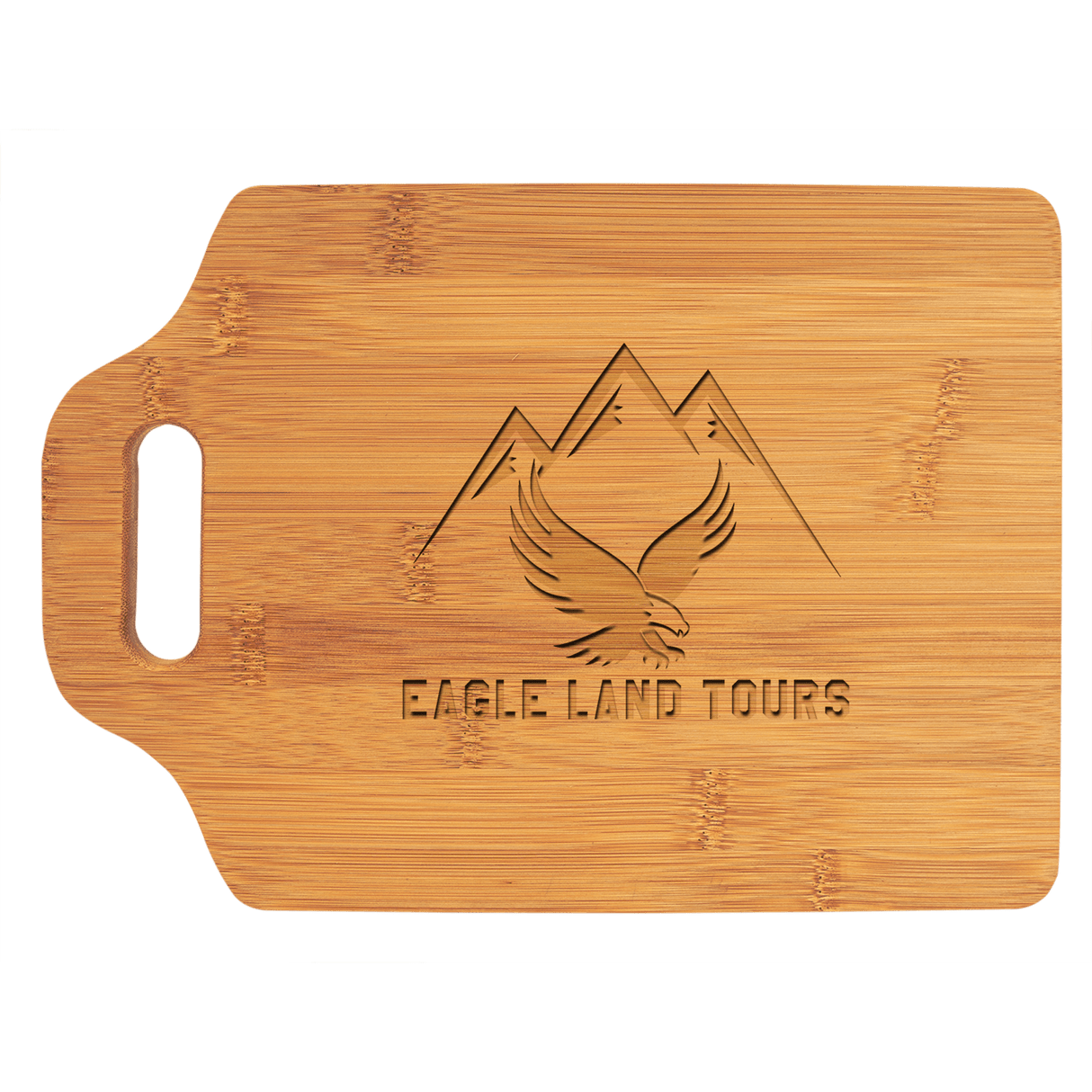 Bamboo Cutting Board with Handle-AKD Ink