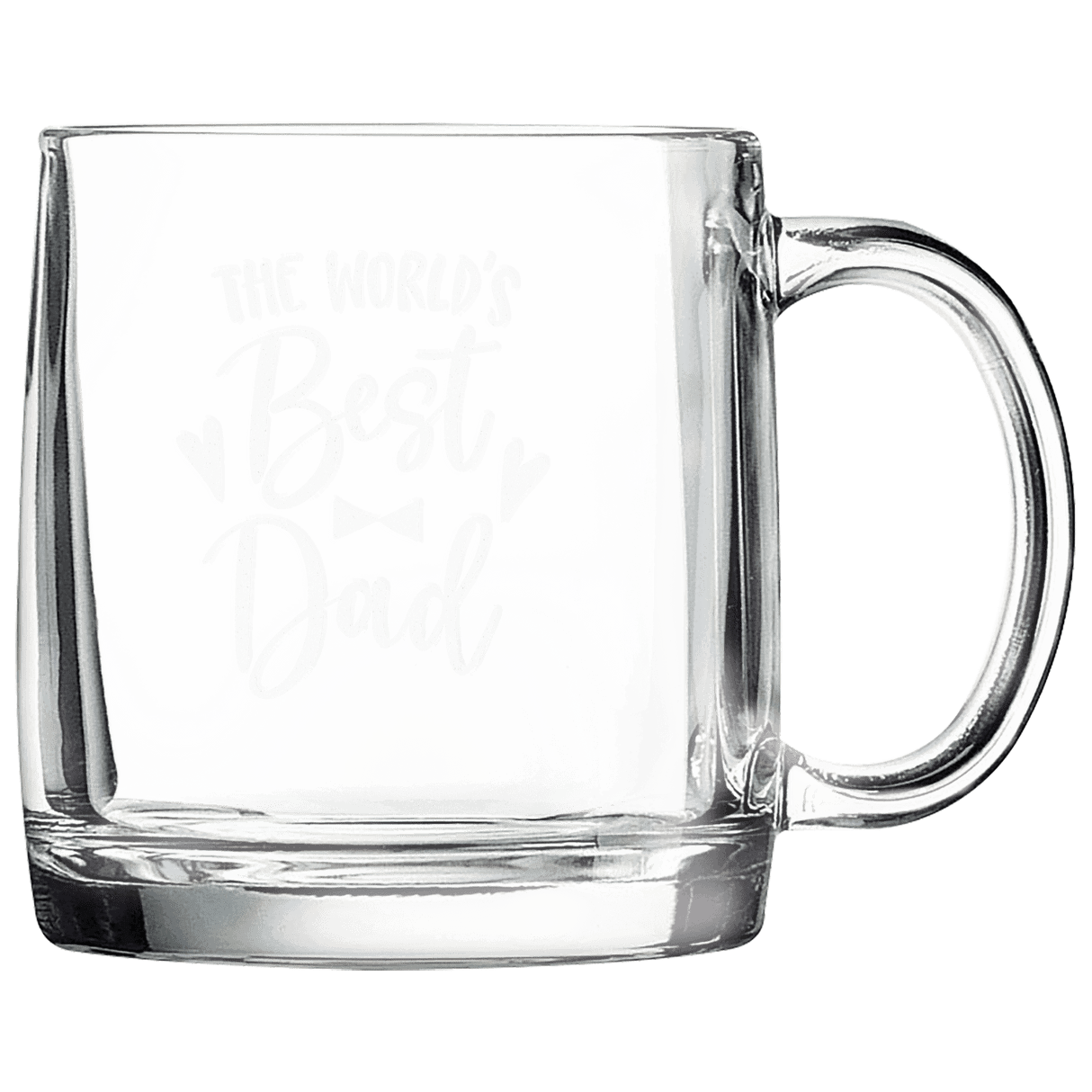 12 1/4 oz. Clear Coffee Mug-AKD Ink