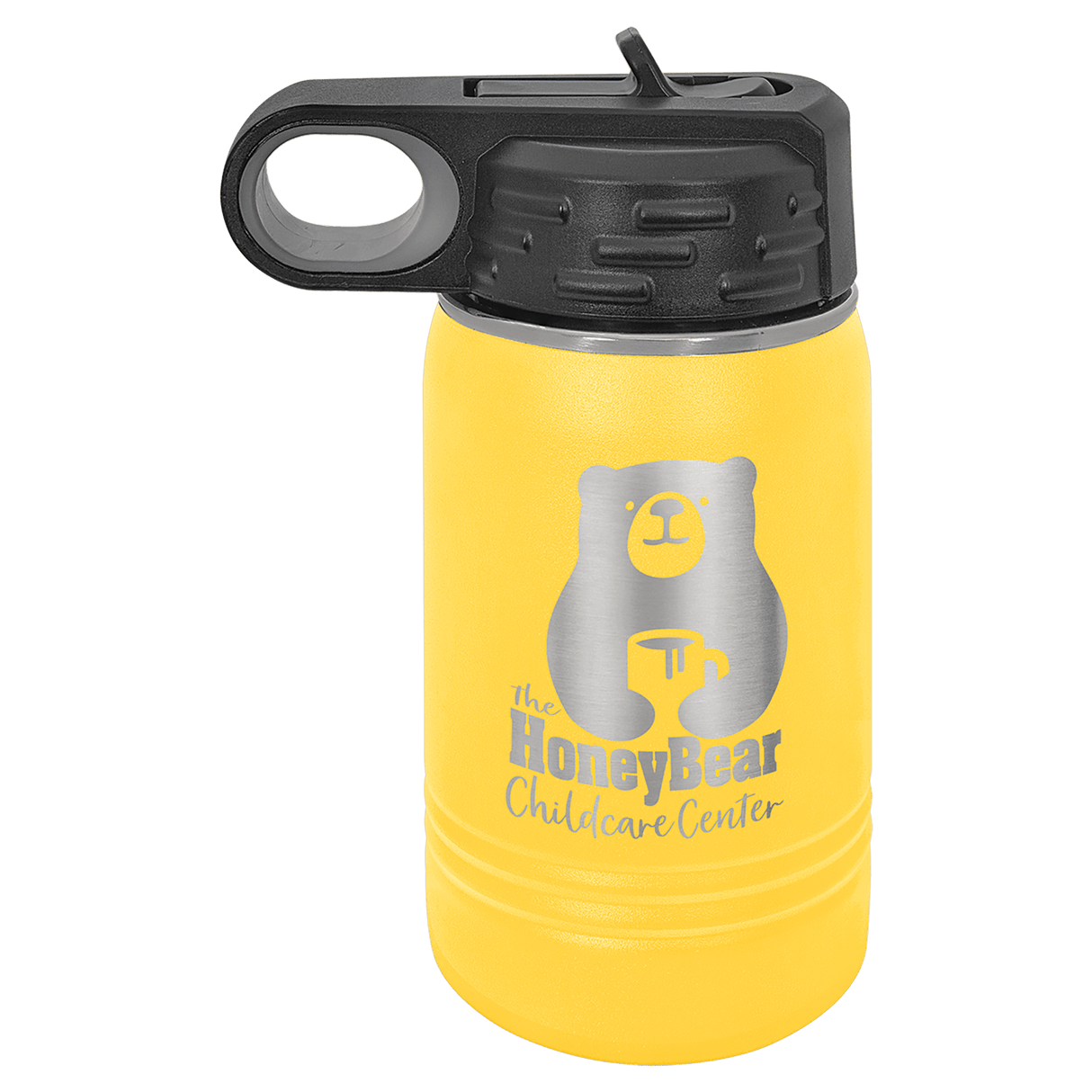 12 oz. Polar Camel Powder Coated Water Bottle-AKD Ink
