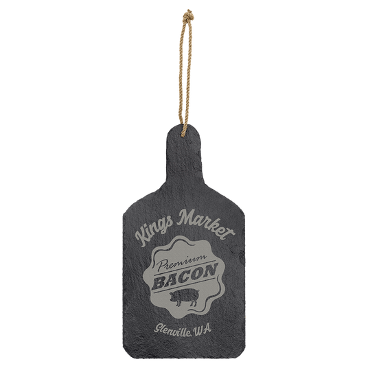Rectangle Slate Cutting Board with Hanger String-AKD Ink