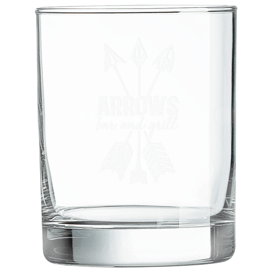 13 3/4 Oz. Polar Camel Round Double Old Fashioned Glass