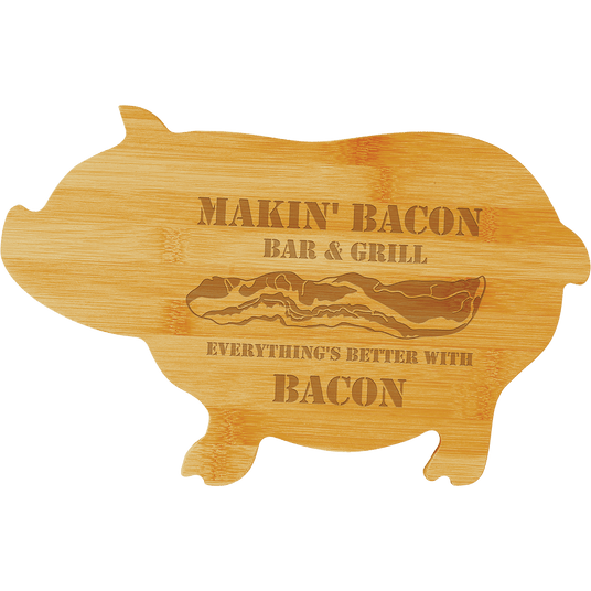 Bamboo Pig Cutting Board-AKD Ink