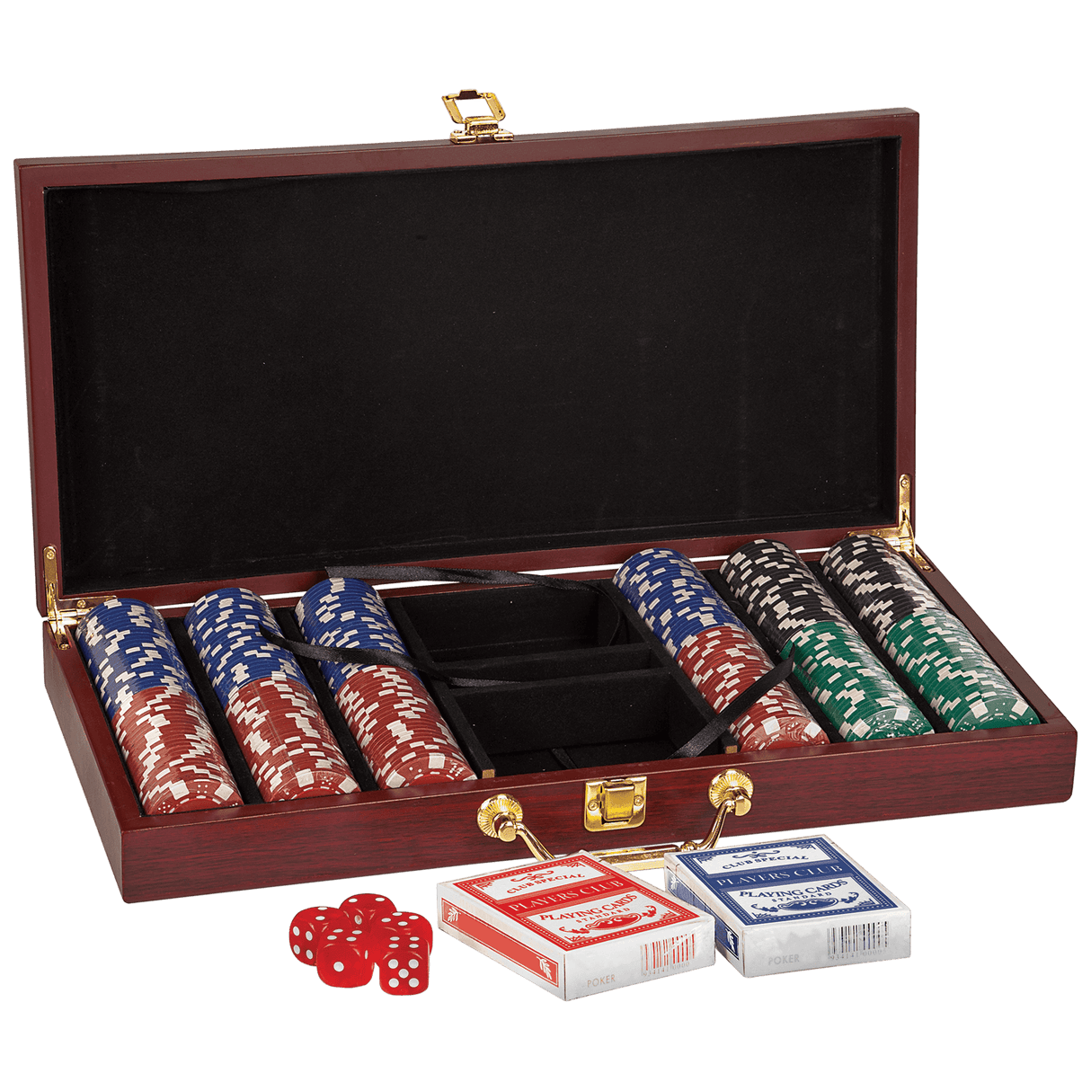 300 Chip Poker Set-AKD Ink
