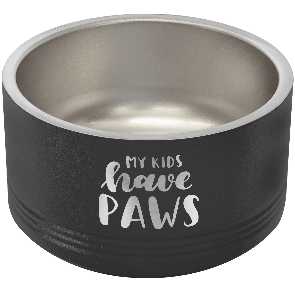 18 oz. Polar Camel Powder Coated Stainless Steel Dog Bowl-AKD Ink