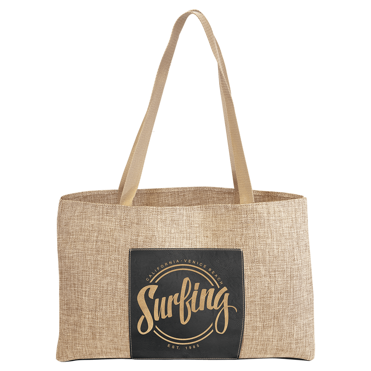 Burlap Tote Bag-AKD Ink