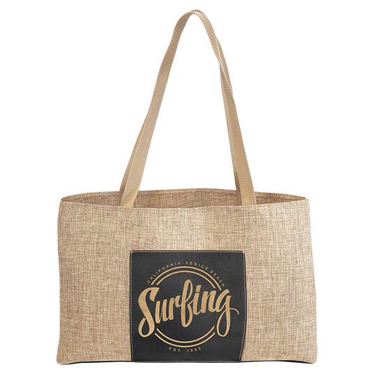Burlap Tote Bag-AKD Ink