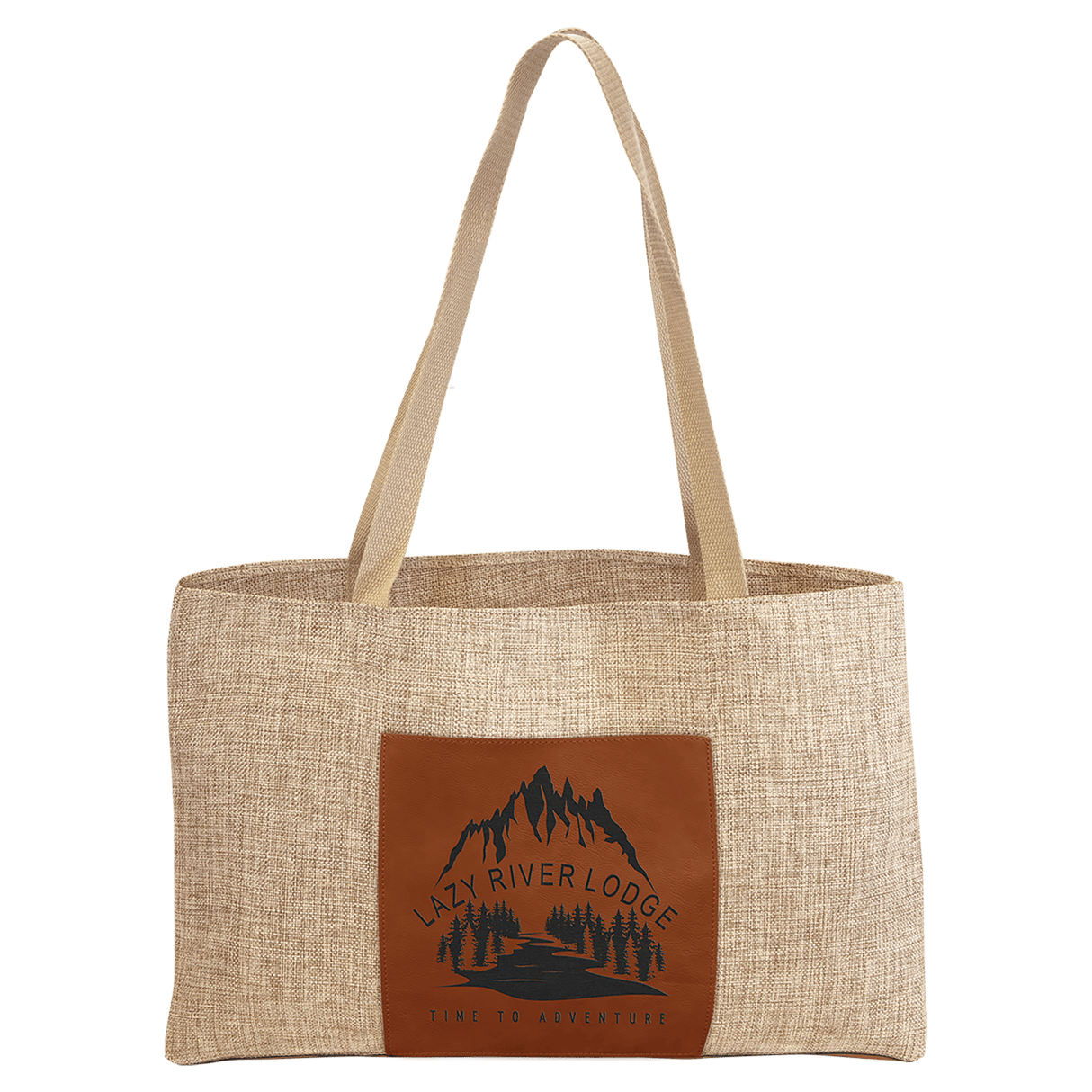 Burlap Tote Bag-AKD Ink