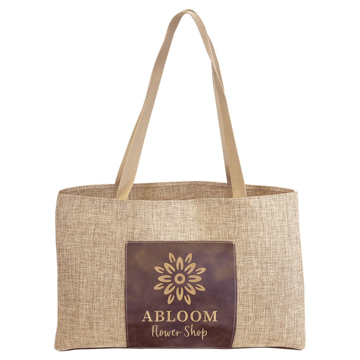 Burlap Tote Bag-AKD Ink