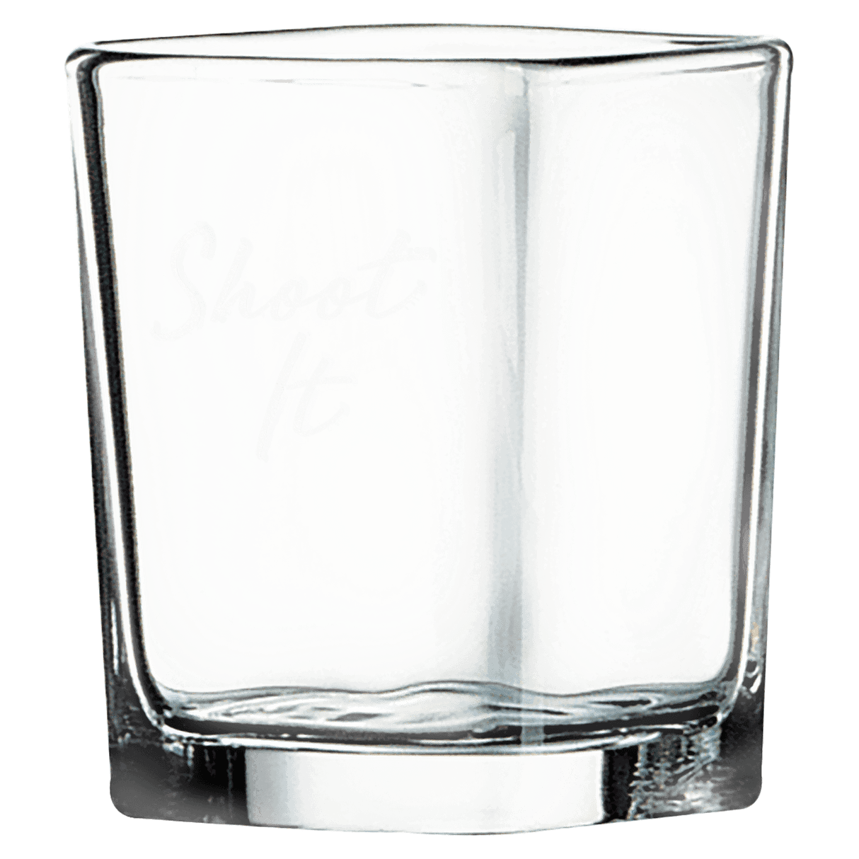 Square Polar Camel Glass Shot Glass-AKD Ink