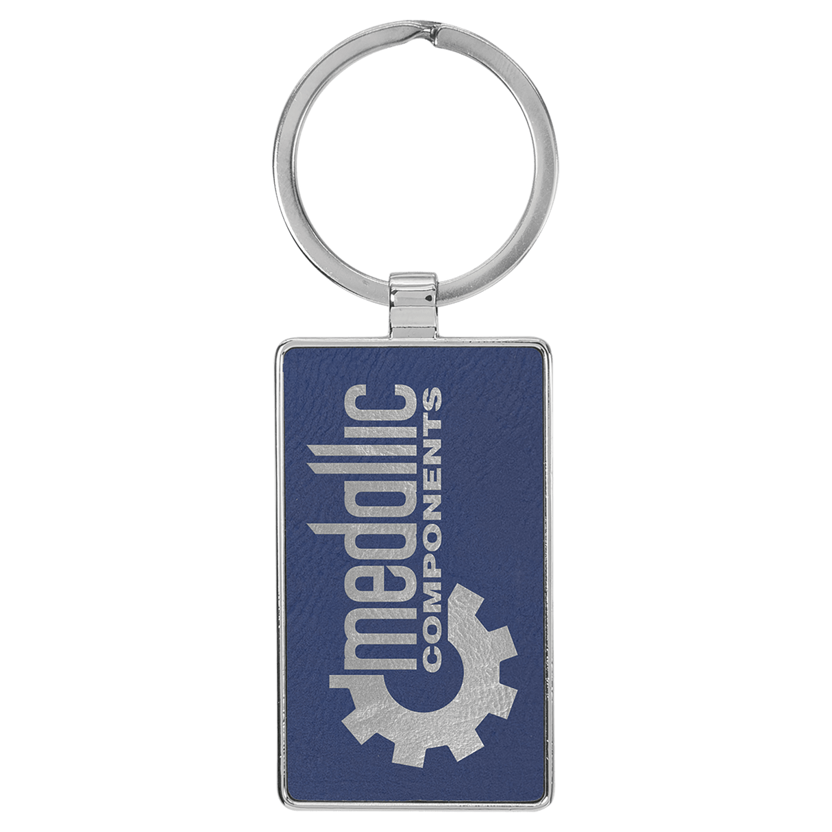 Rectangle Keychain with Metal Frame-AKD Ink
