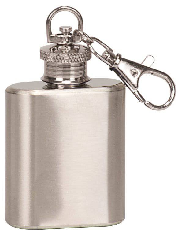 1 Oz. Personalized Flask Keychain - Perfect Gift for Party Favors and Souvenirs-AKD Ink