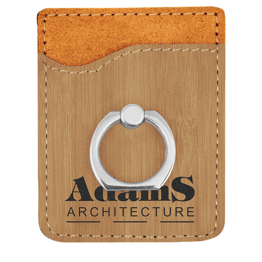 Phone Wallet with Silver Ring-AKD Ink