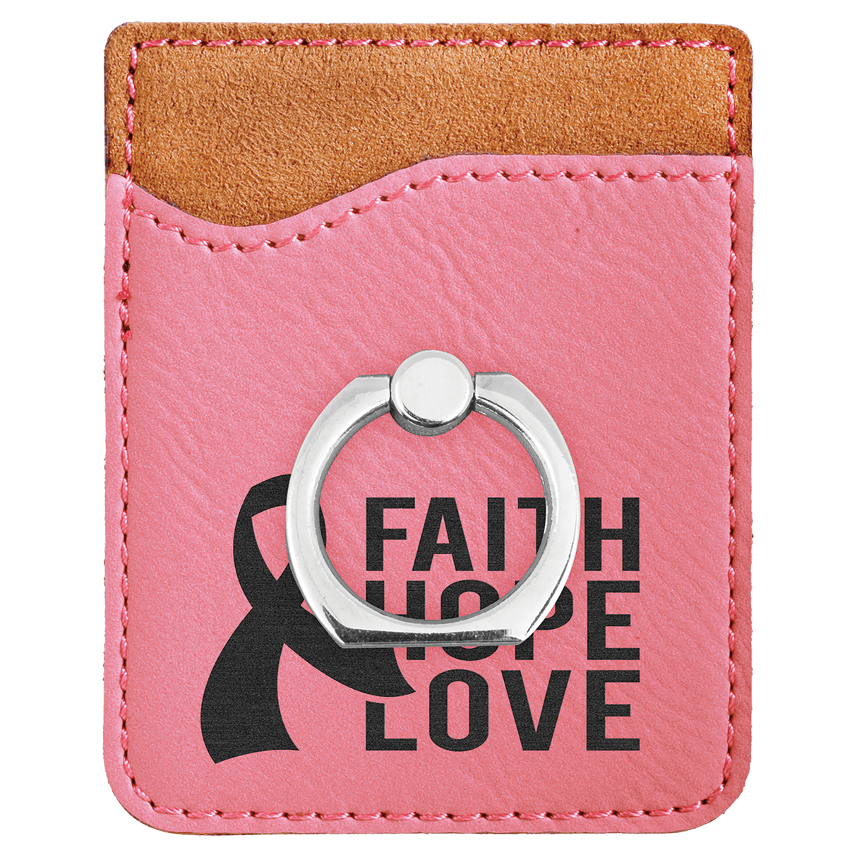 Phone Wallet with Silver Ring-AKD Ink