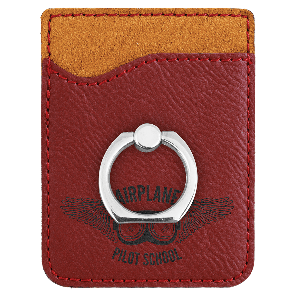 Phone Wallet with Silver Ring-AKD Ink