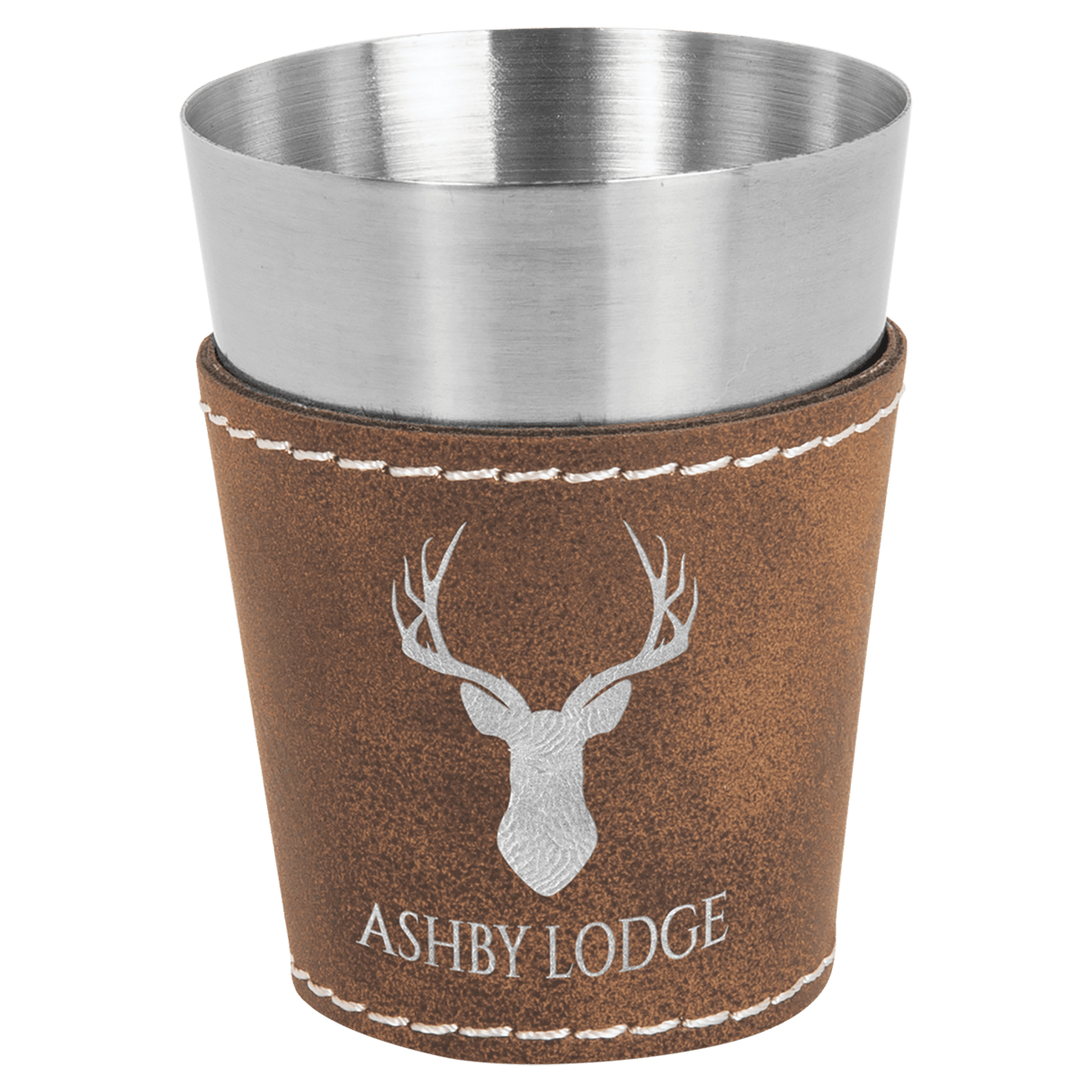 2 oz. Stainless Steel Shot Glass-AKD Ink