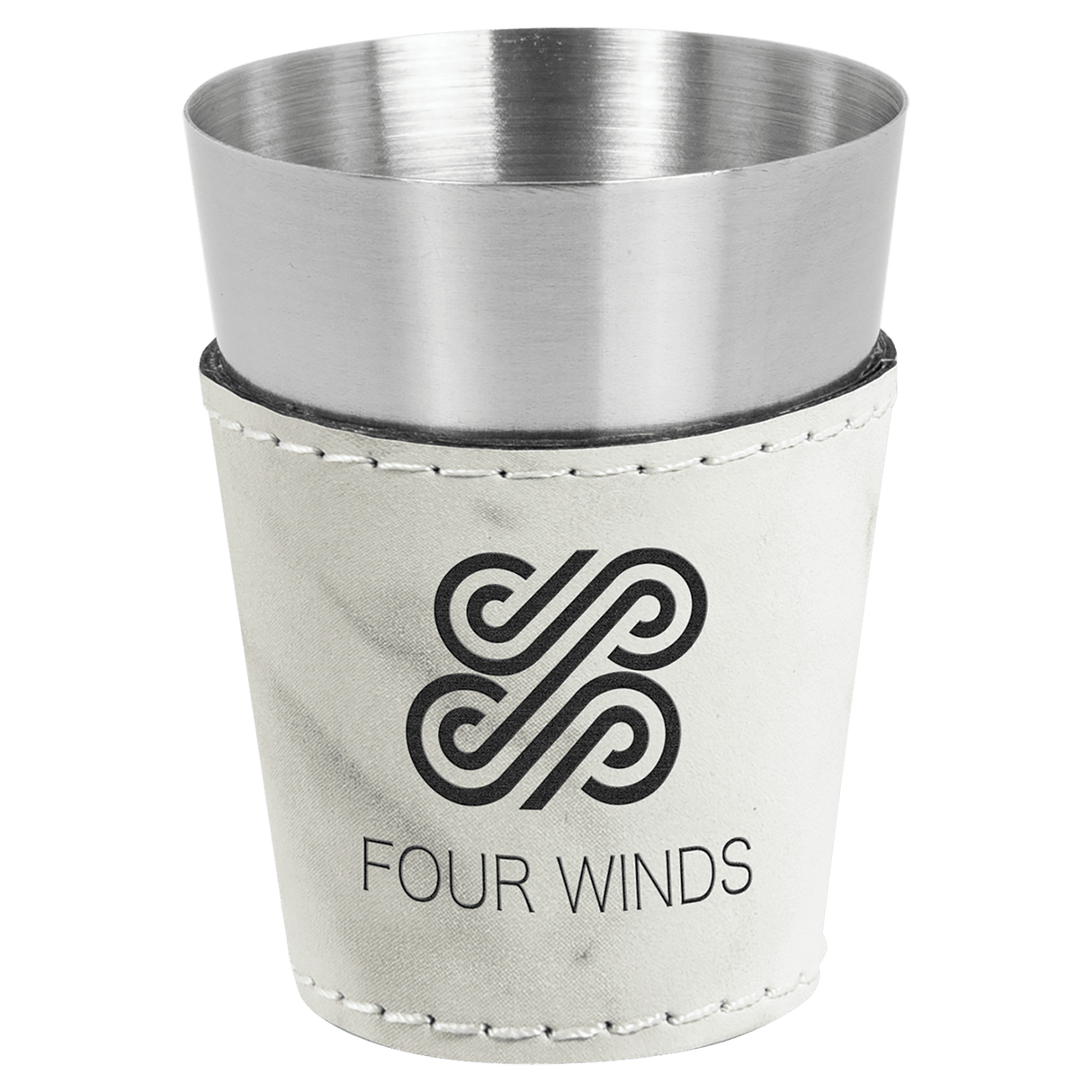 2 oz. Stainless Steel Shot Glass-AKD Ink