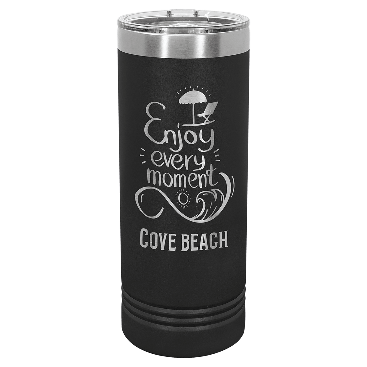 22 oz. Polar Camel Skinny Tumbler with Slider Lid-AKD Ink