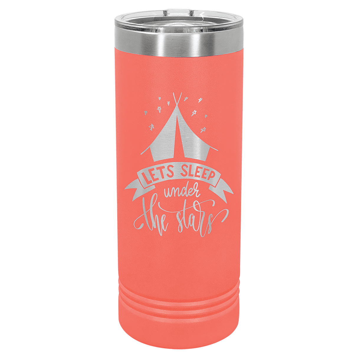 22 oz. Polar Camel Skinny Tumbler with Slider Lid-AKD Ink