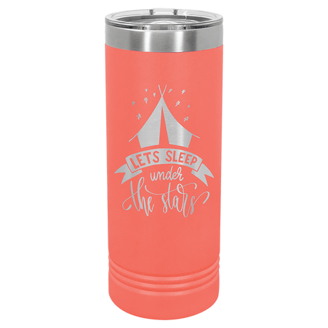 22 oz. Polar Camel Skinny Tumbler with Slider Lid-AKD Ink