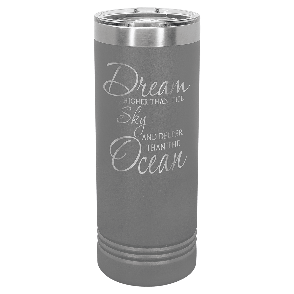 22 oz. Polar Camel Skinny Tumbler with Slider Lid-AKD Ink
