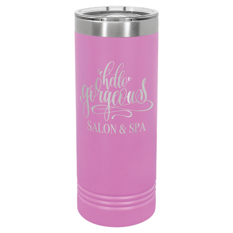 22 oz. Polar Camel Skinny Tumbler with Slider Lid-AKD Ink