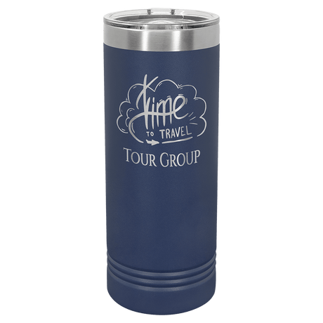 22 oz. Polar Camel Skinny Tumbler with Slider Lid-AKD Ink