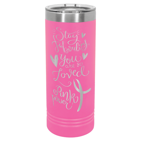 22 oz. Polar Camel Skinny Tumbler with Slider Lid-AKD Ink