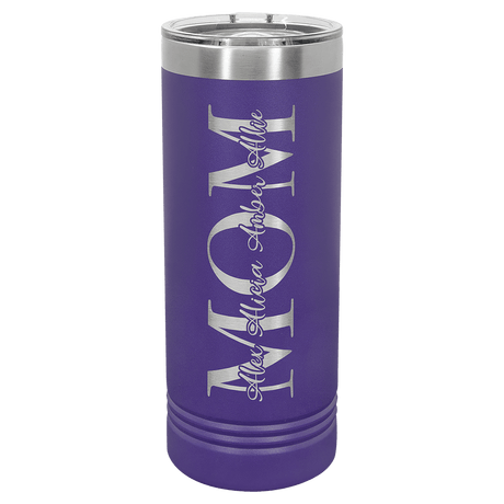 22 oz. Polar Camel Skinny Tumbler with Slider Lid-AKD Ink