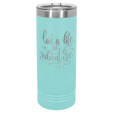 22 oz. Polar Camel Skinny Tumbler with Slider Lid-AKD Ink